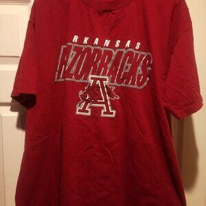 Vintage Men's Red Oak Sportswear Arkansas Razorbacks XL T-shirt Made In USA
